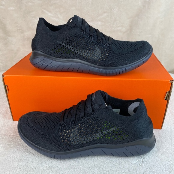 nike free rn flyknit 2018 black anthracite